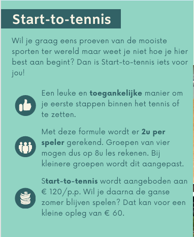 START TO TENNIS