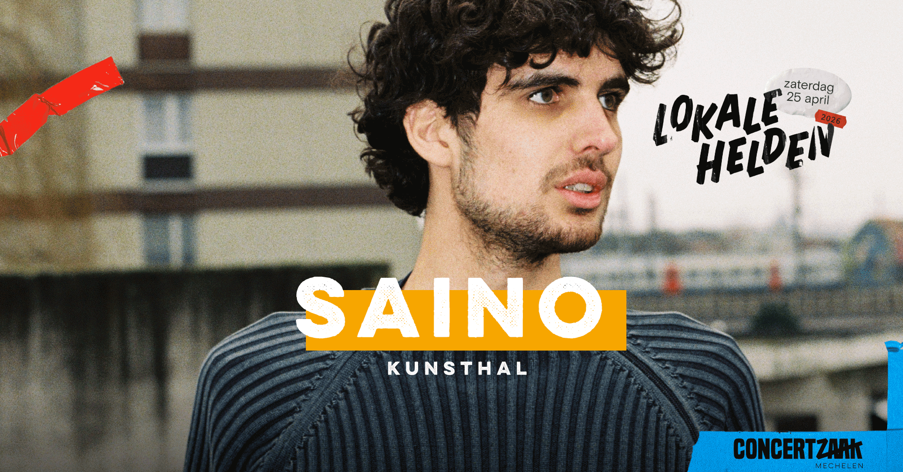 Saino in Kunsthal tijdens Lokale Helden