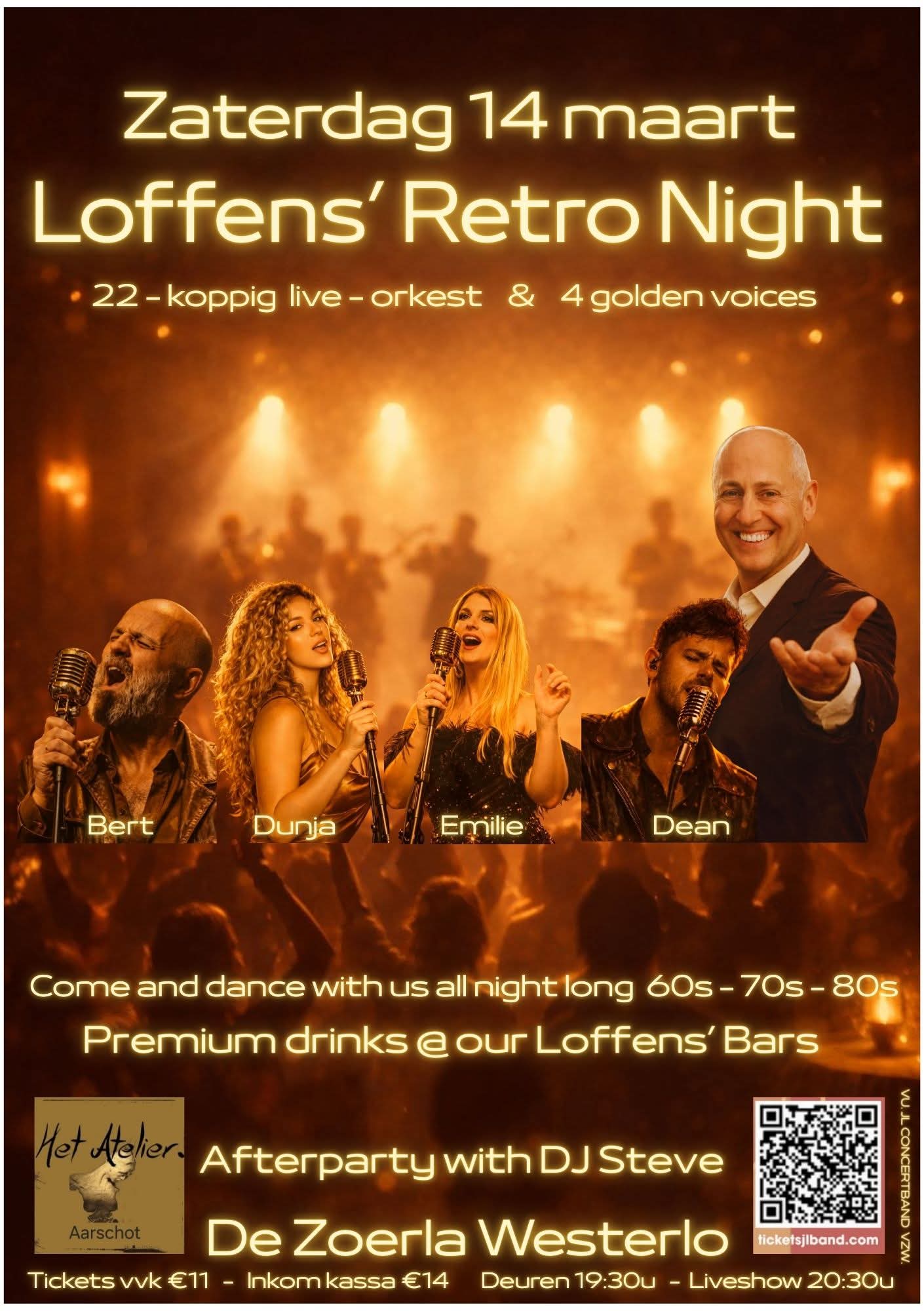 Loffens' Retro Night - 14.03.2026 in De Zoerla Westerlo