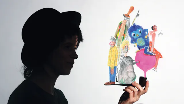 Campagnebeeld Kleurrijk verdwaald