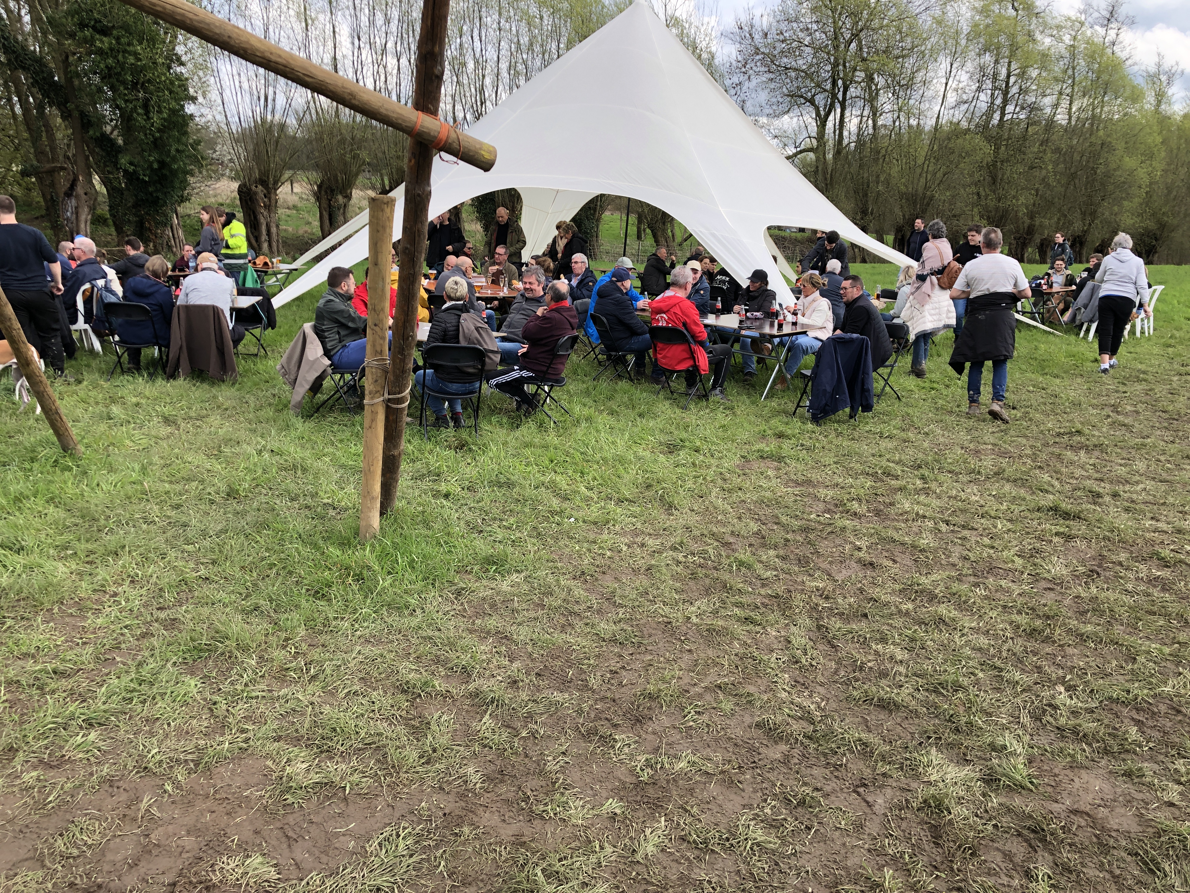 animatie op de eindpost