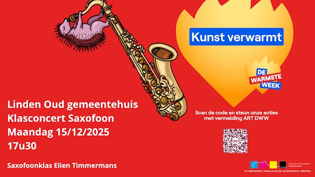 rode affiche met vlam warmste week