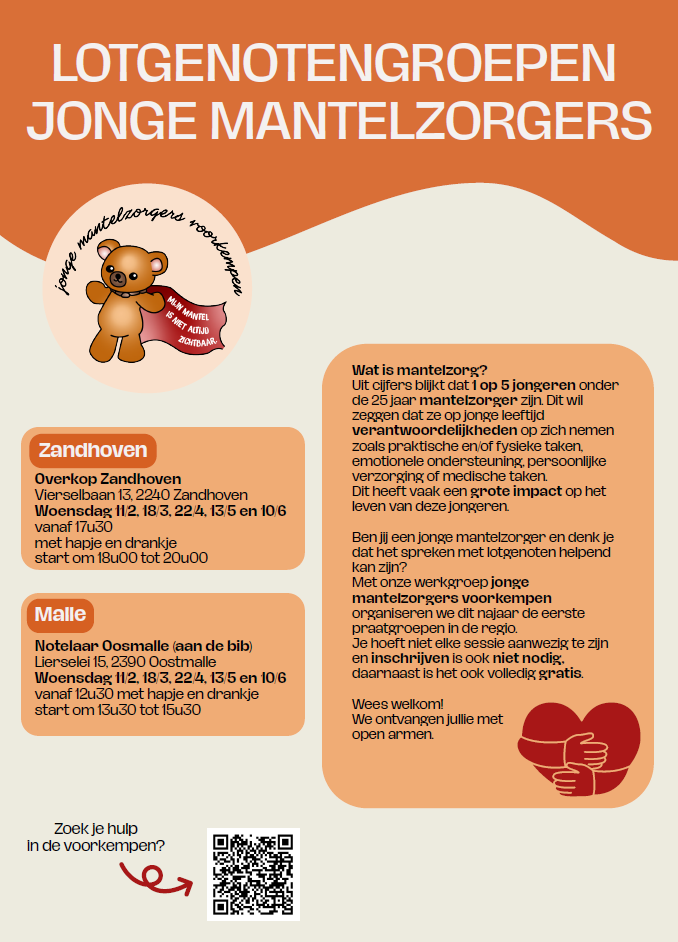 Lotgenotengroep Jonge mantelzorgers