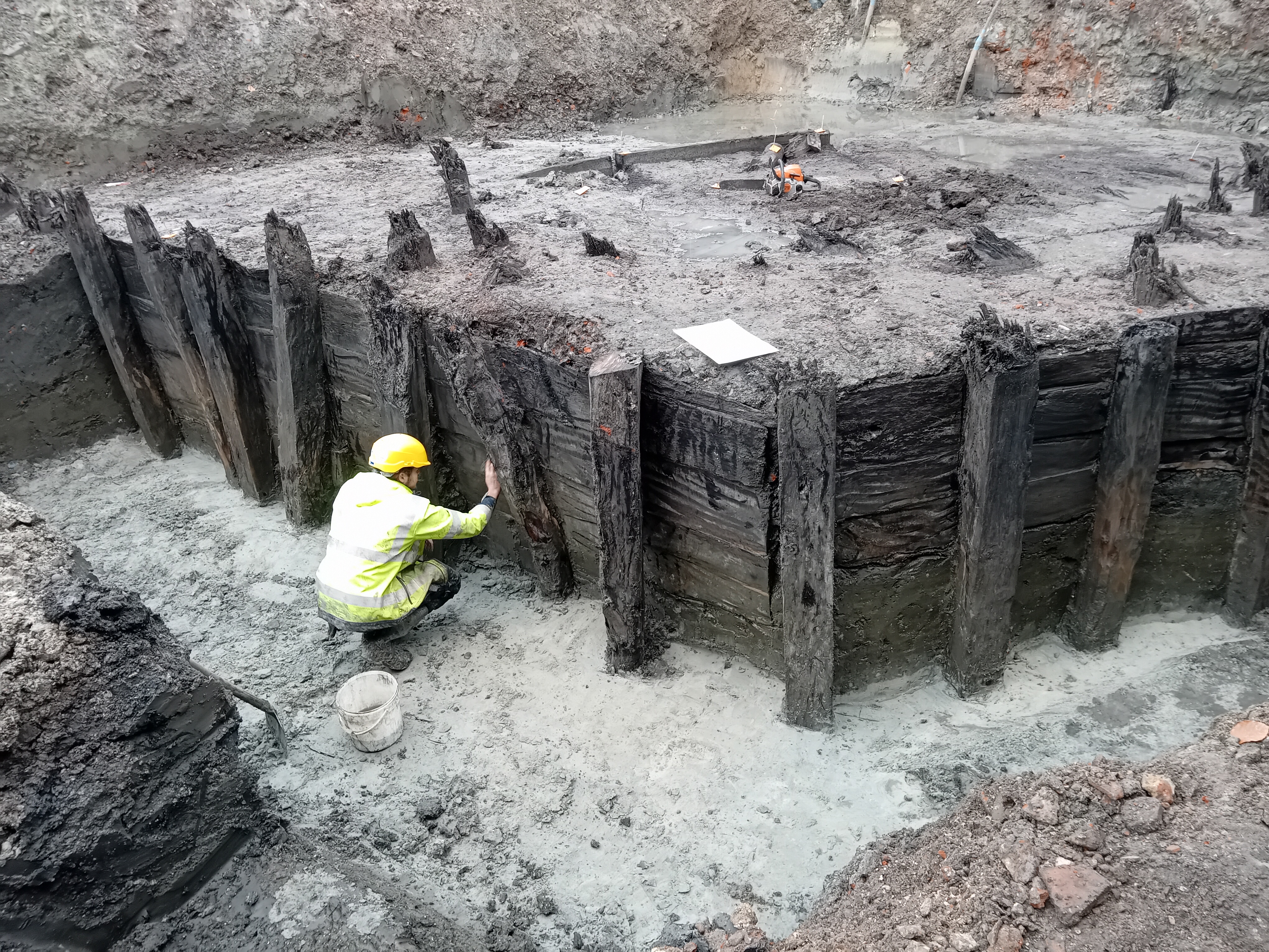 De werken in het Prinsenhof