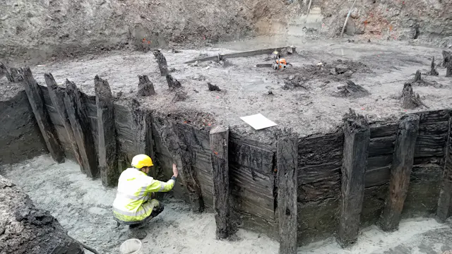 De werken in het Prinsenhof