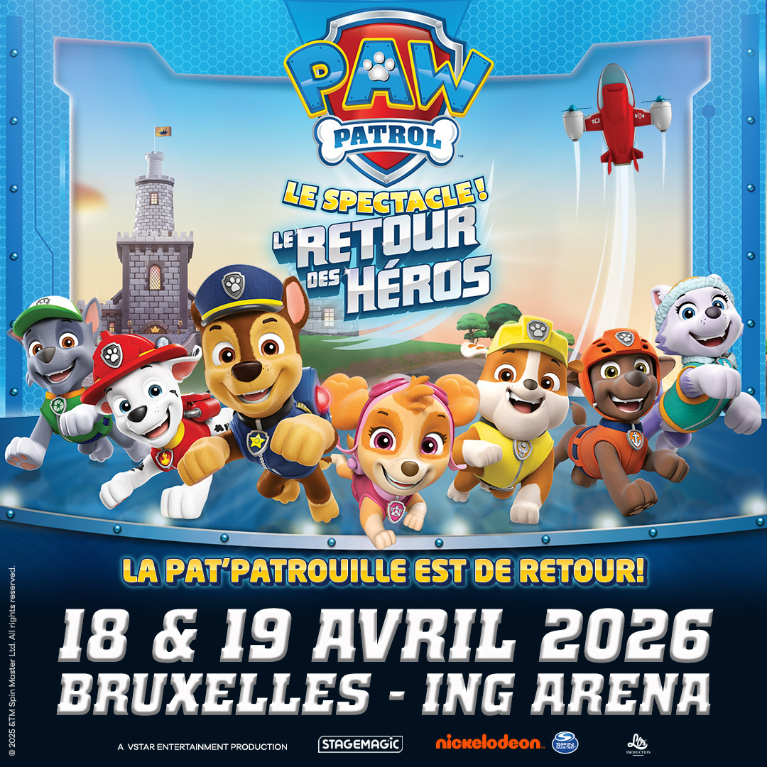 Pat’ Patrouille le spectacle ! « Le Retour des Héros »
