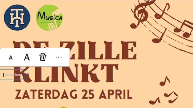 affiche "De Zille klinkt"