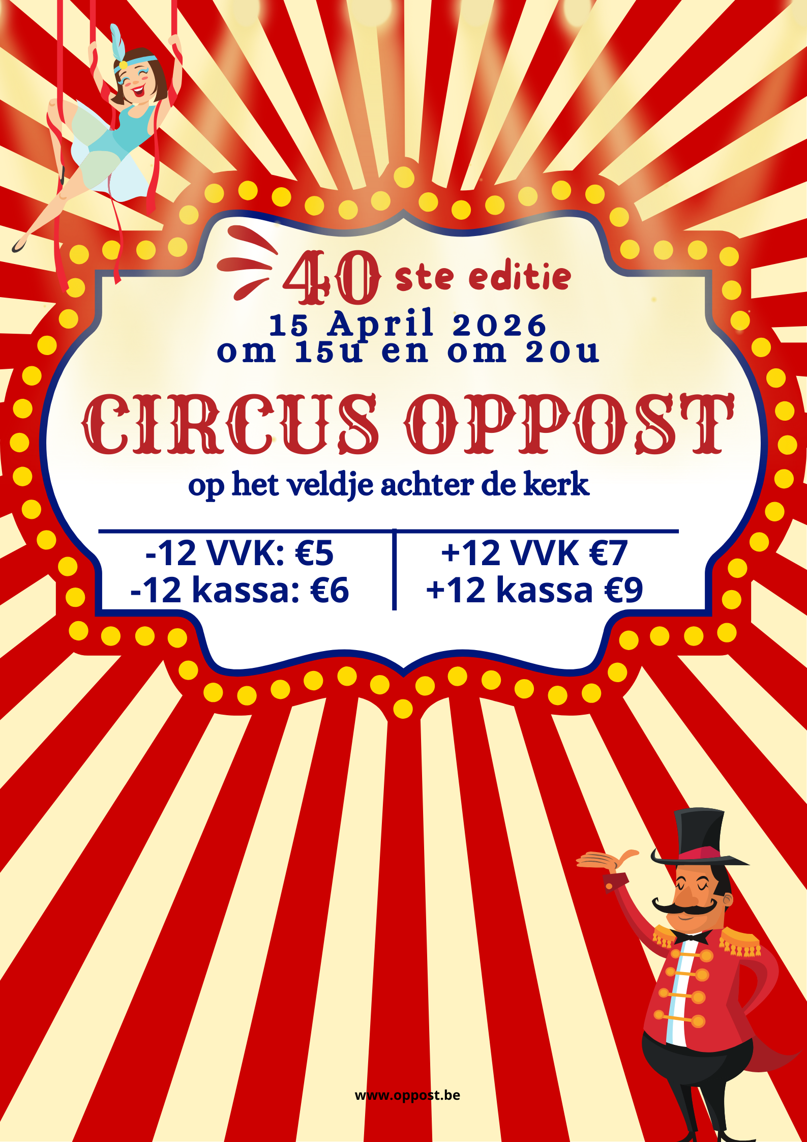 Poster Circus Op Post 40ste editie
