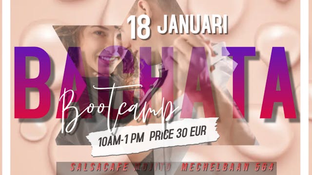 Bachata Intensive Bootcamp – Zondagochtend vol dansplezier!