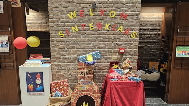 Voorleesmoment met Sinterklaas