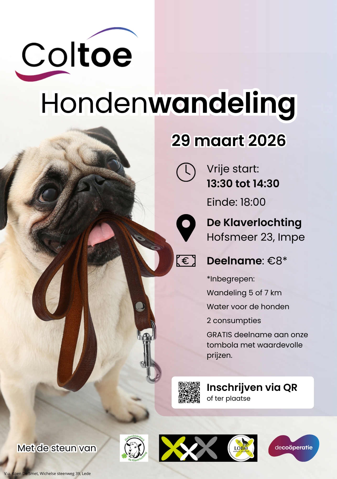 Coltoe organiseert: Hondenwandeling