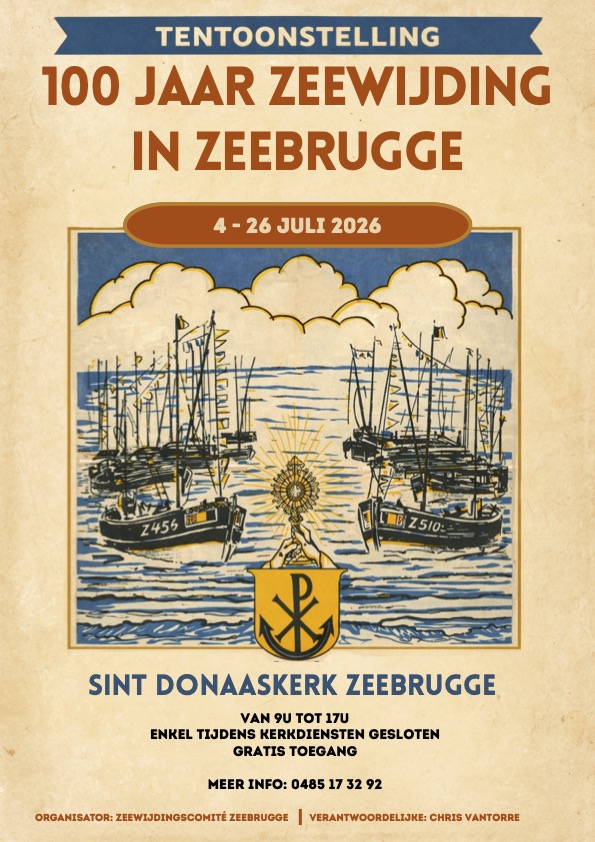 Tentoonstelling 100 jaar Zeewijding in Zeebrugge