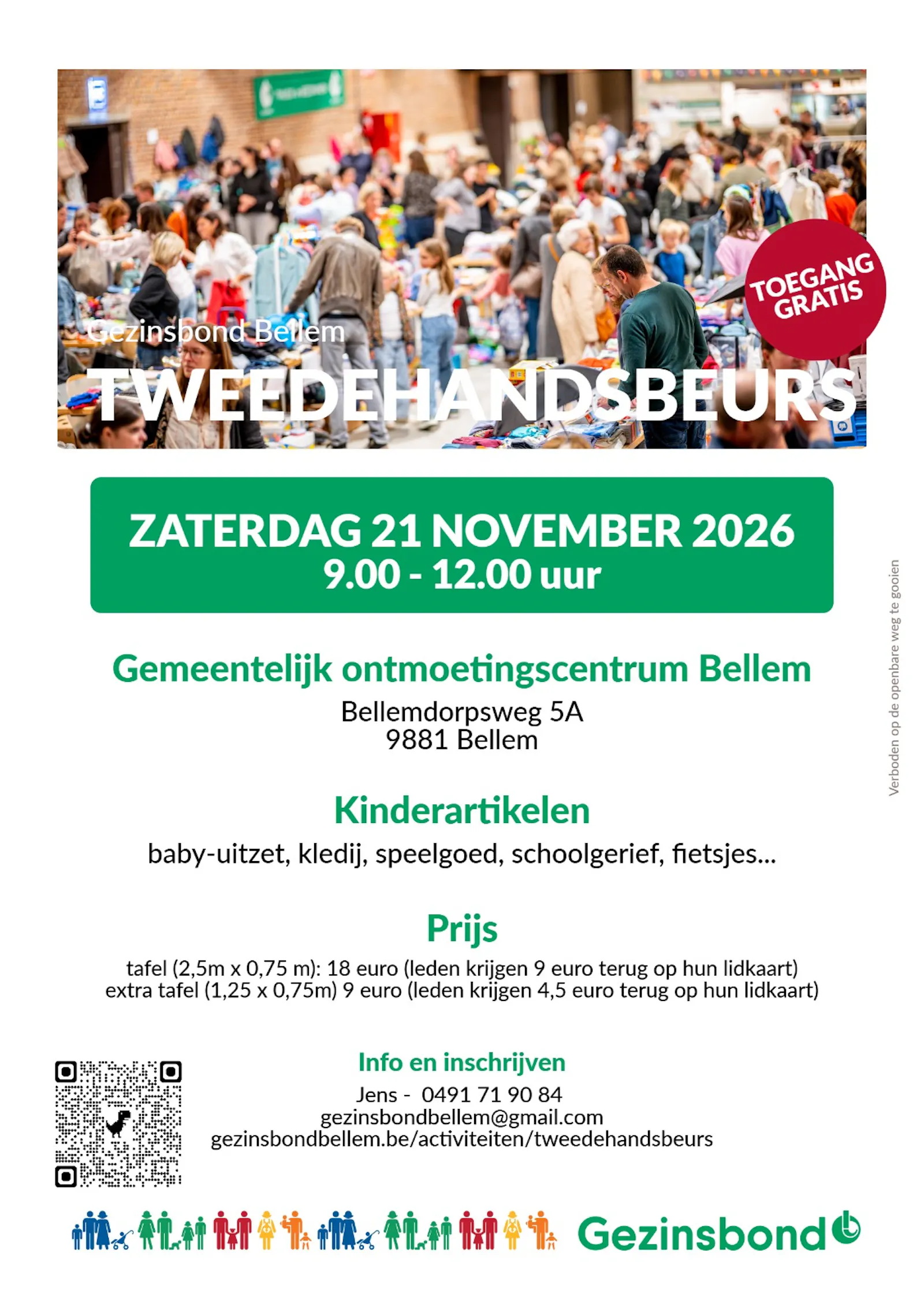 Tweedehandsbeurs kinderkleding en speelgoed