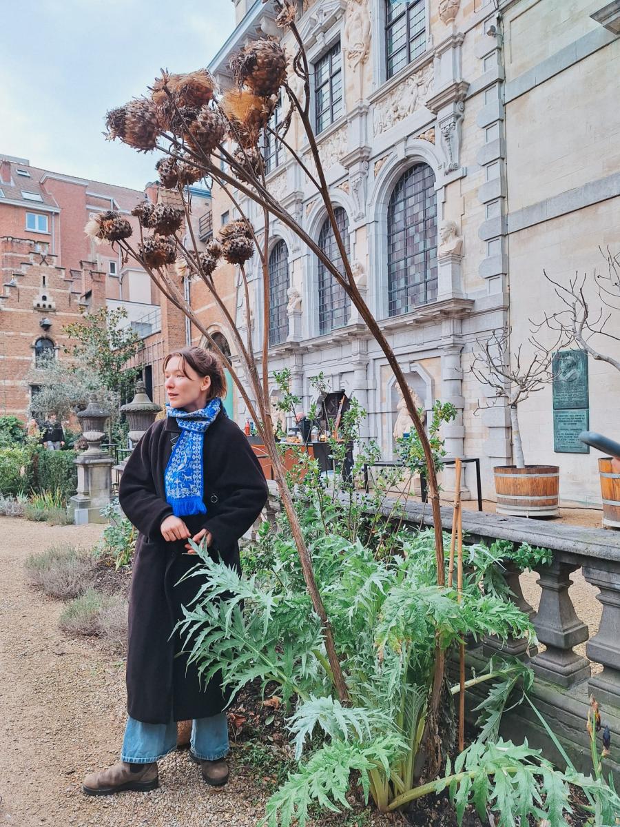 Najomi in Rubens' tuin