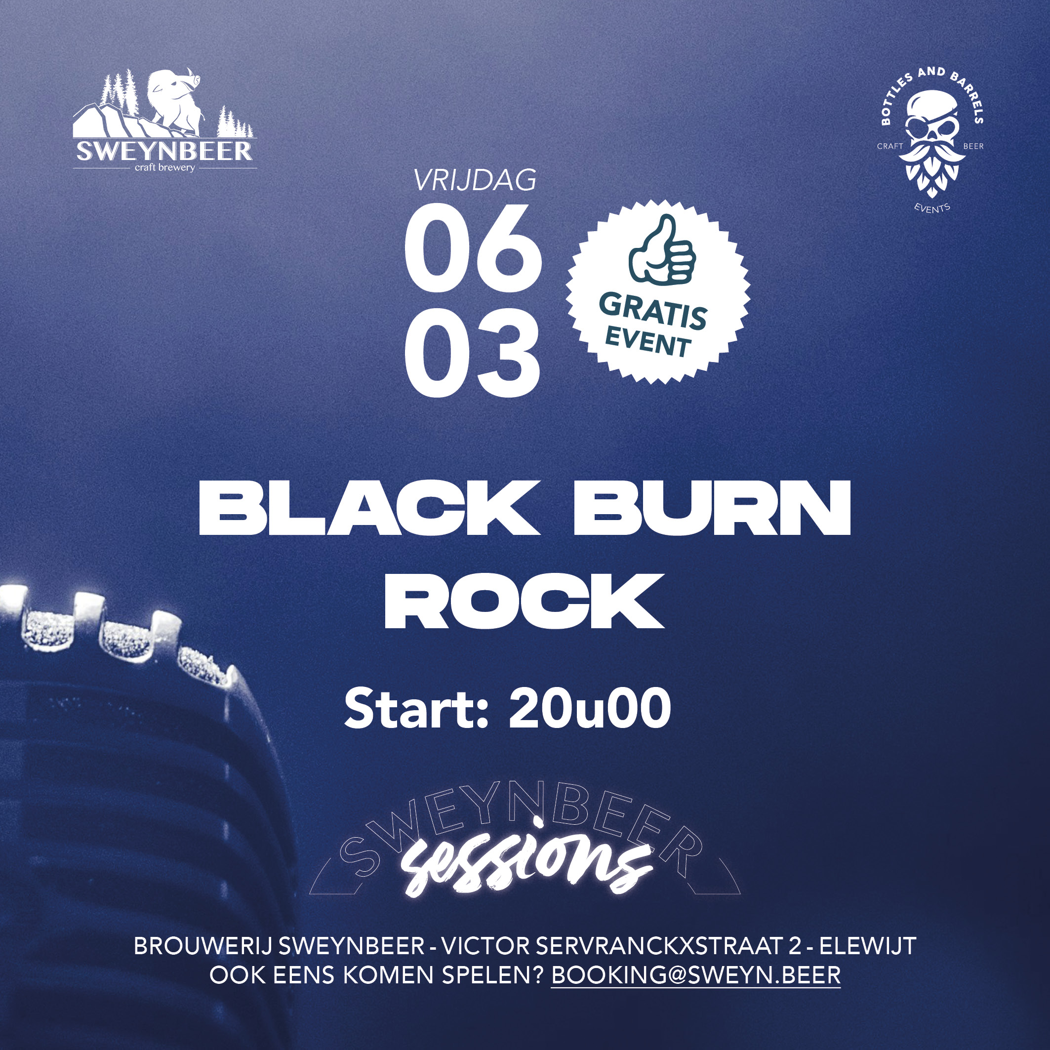 sweynbeer sessions: black burn rock