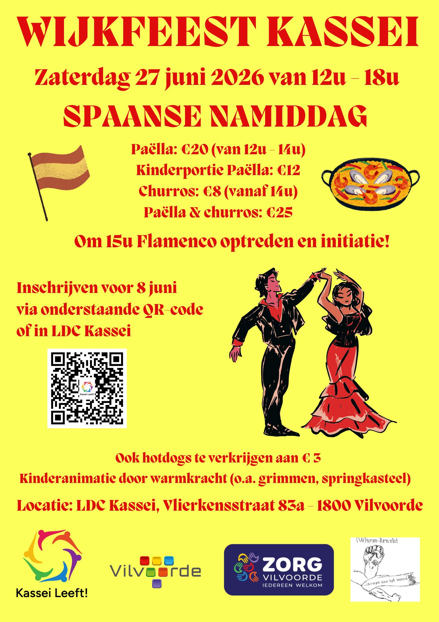 Wijkfeest Kassei: Spaanse namiddag