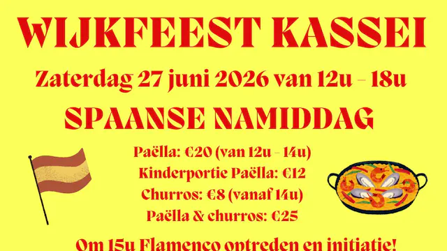 Wijkfeest Kassei: Spaanse namiddag
