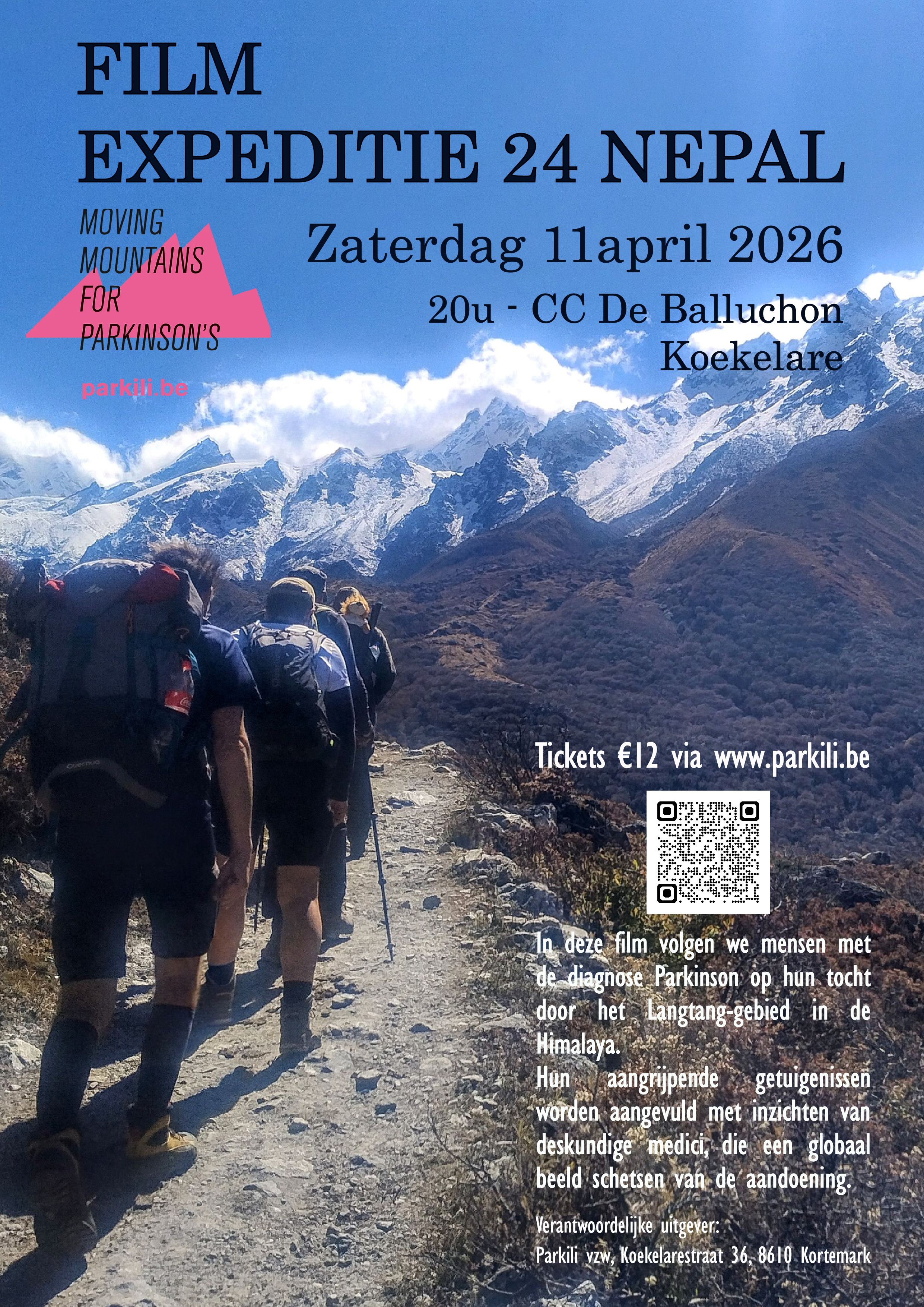 In deze film volgen we mensen met de diagnose Parkinson op hun tocht door het Langtang-gebied in de Himalaya. Hun aangrijpende getuigenissen worden aangevuld met inzichten van deskundige medici die de tocht begeleid hebben.
