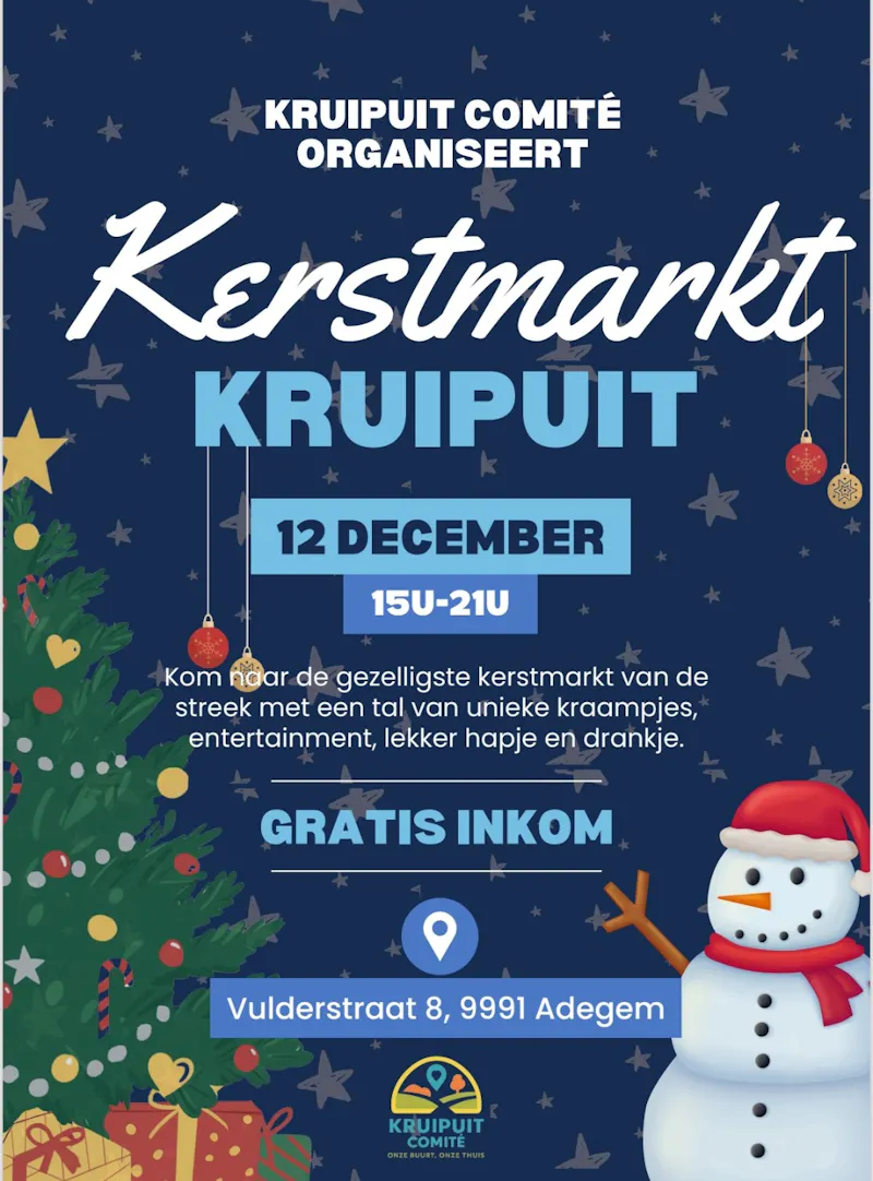 Kerstmarkt kruipuit