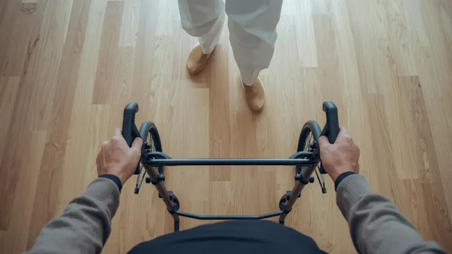 Lopen met een rollator