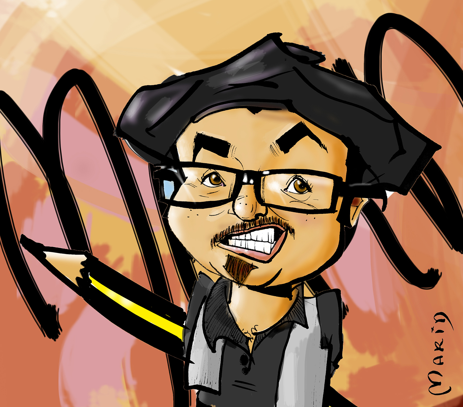 karikaturist marin artist