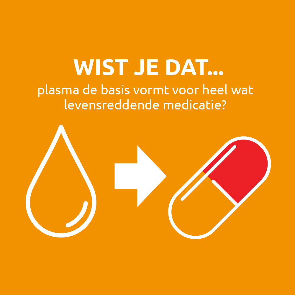 plasma is de basis van levensreddende geneesmidddelen