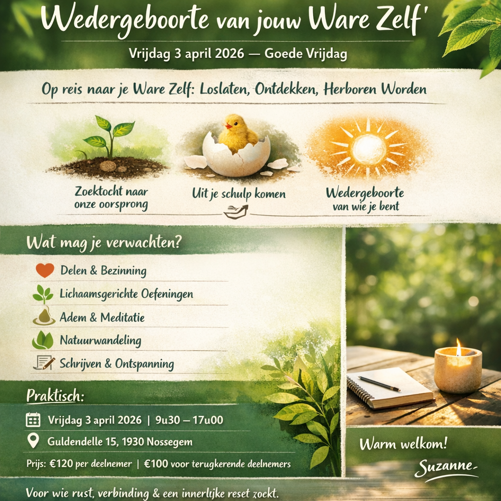 “Wedergeboorte van jouw Ware Zelf”