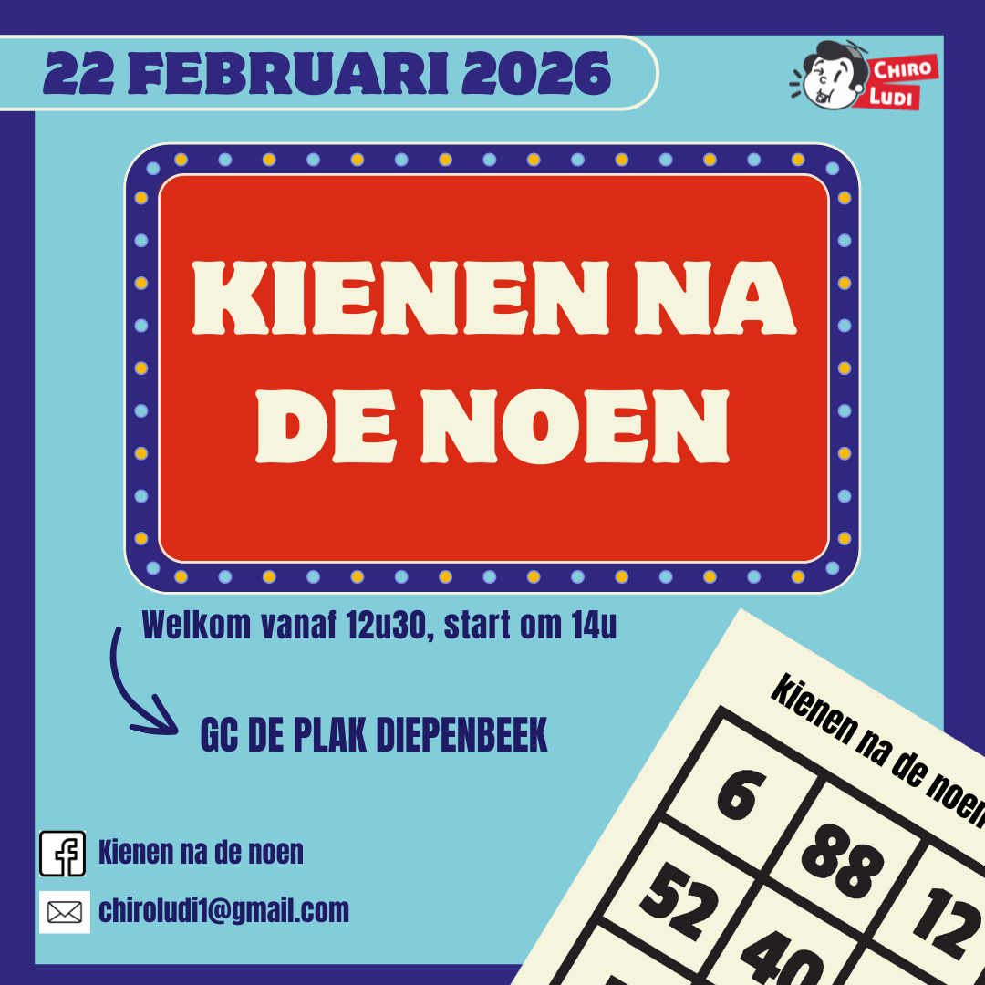 Affiche kienen na de noen 2026