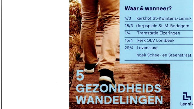 gezondheidswandelingen 2026