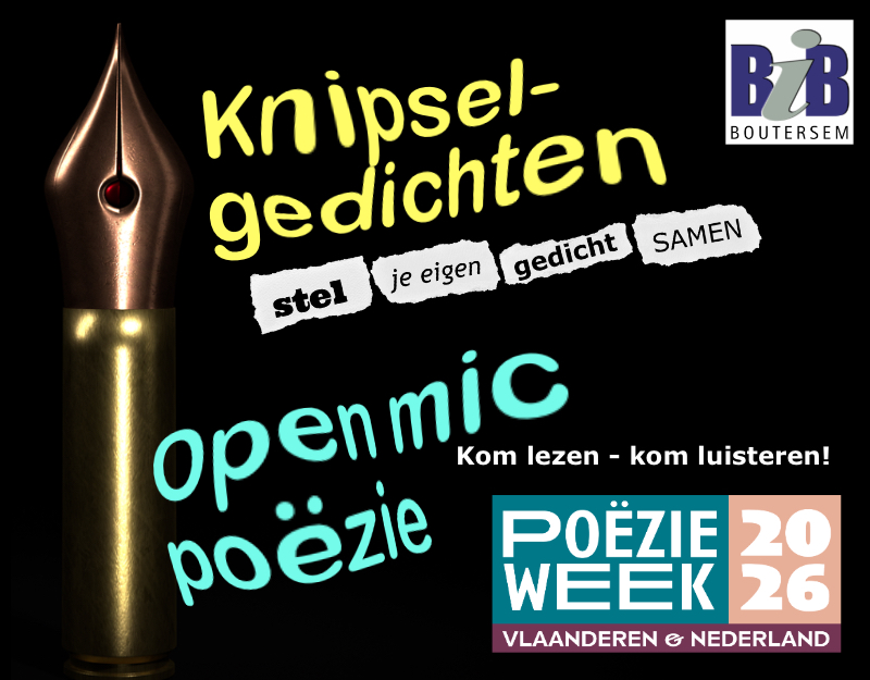 Open mic poëzie + knutselgedichten