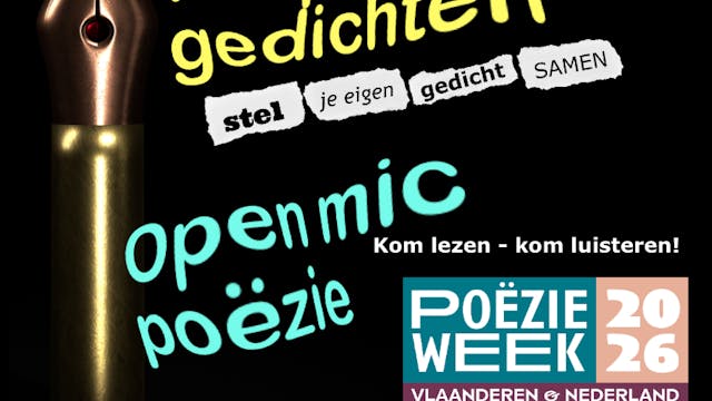 Open mic poëzie + knutselgedichten