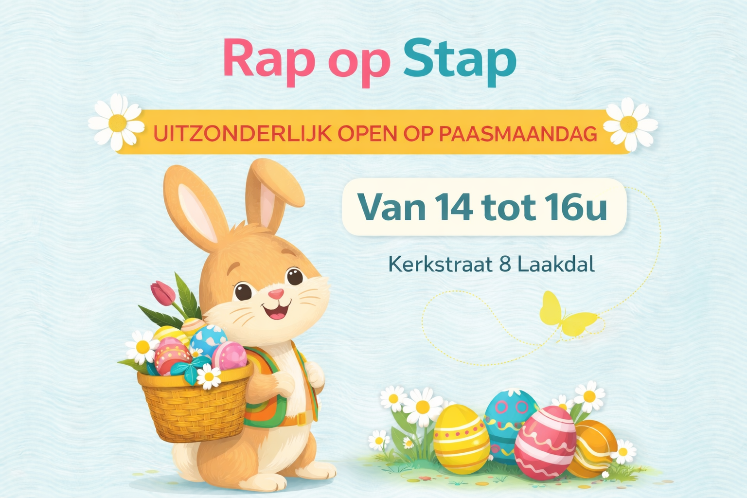 Rap op Stap Laakdal open op Paasmaandag