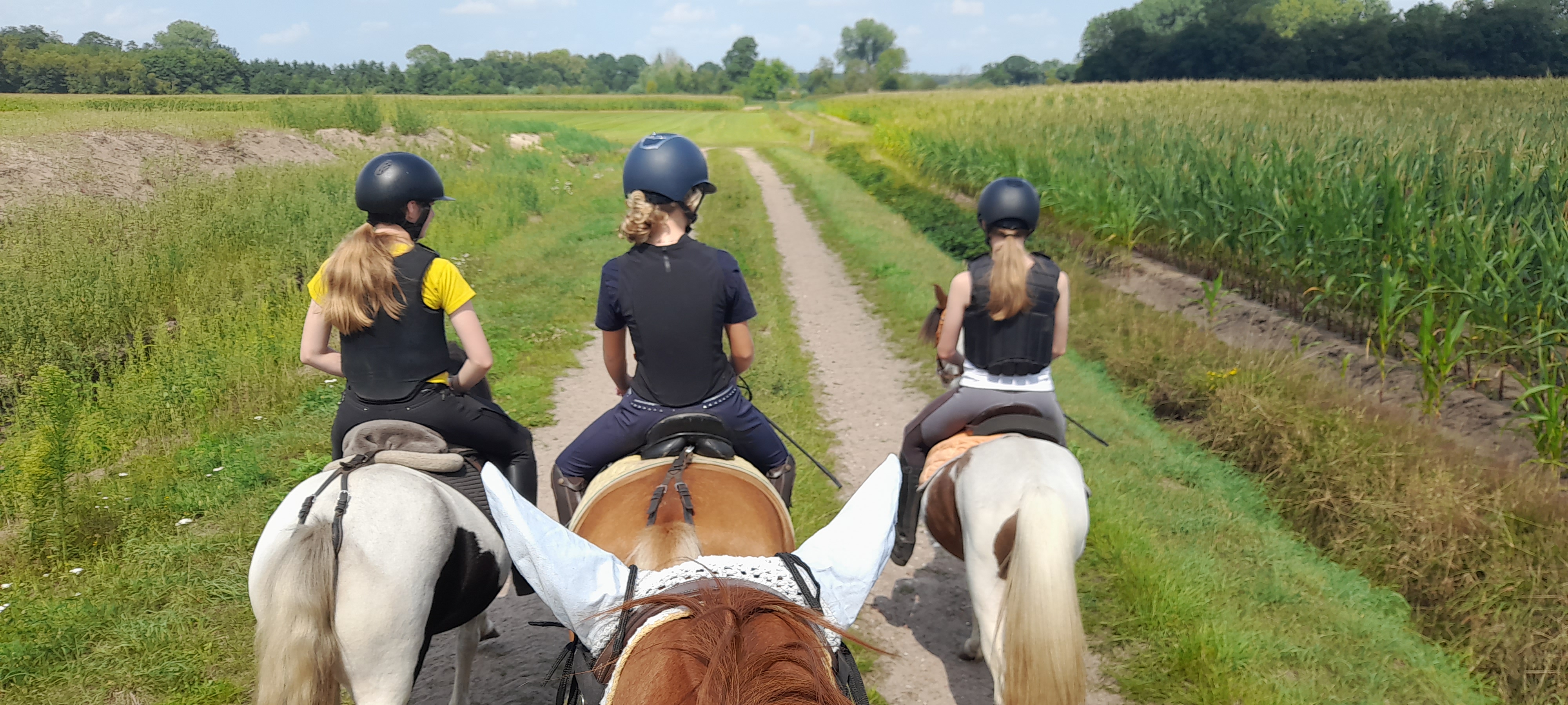 buitenrit met onze ruiters