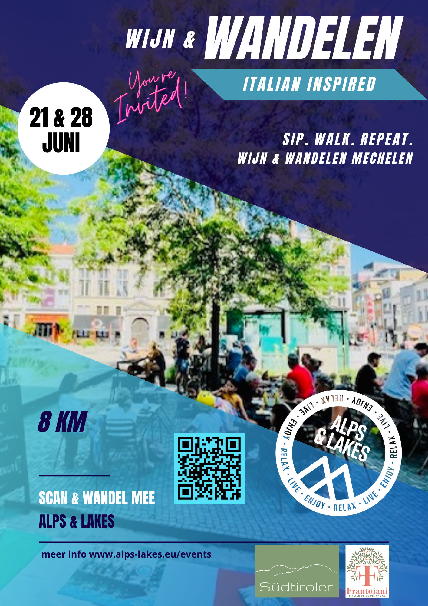 Wijn en wandelen in Mechelen