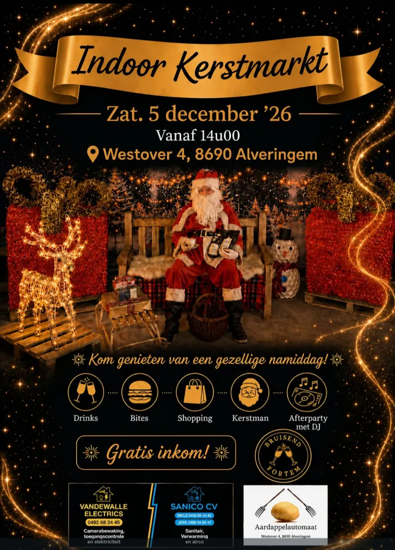 BRUISEND FORTEM indoor kerstmarkt