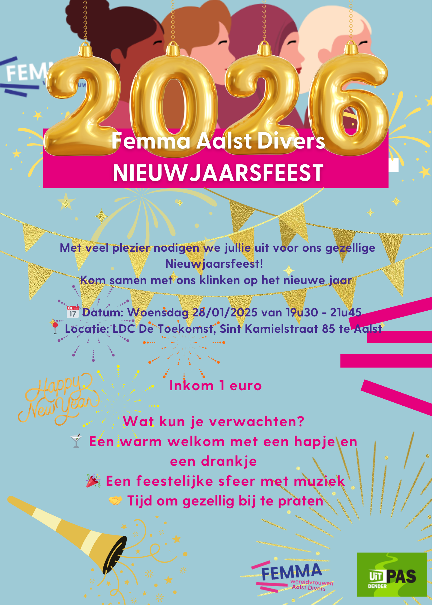 Nieuwjaarsfeest voor vrouwen