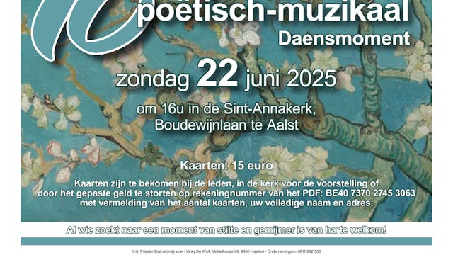 flyer Poëtisch-Muzikaal Daensmoment 2025