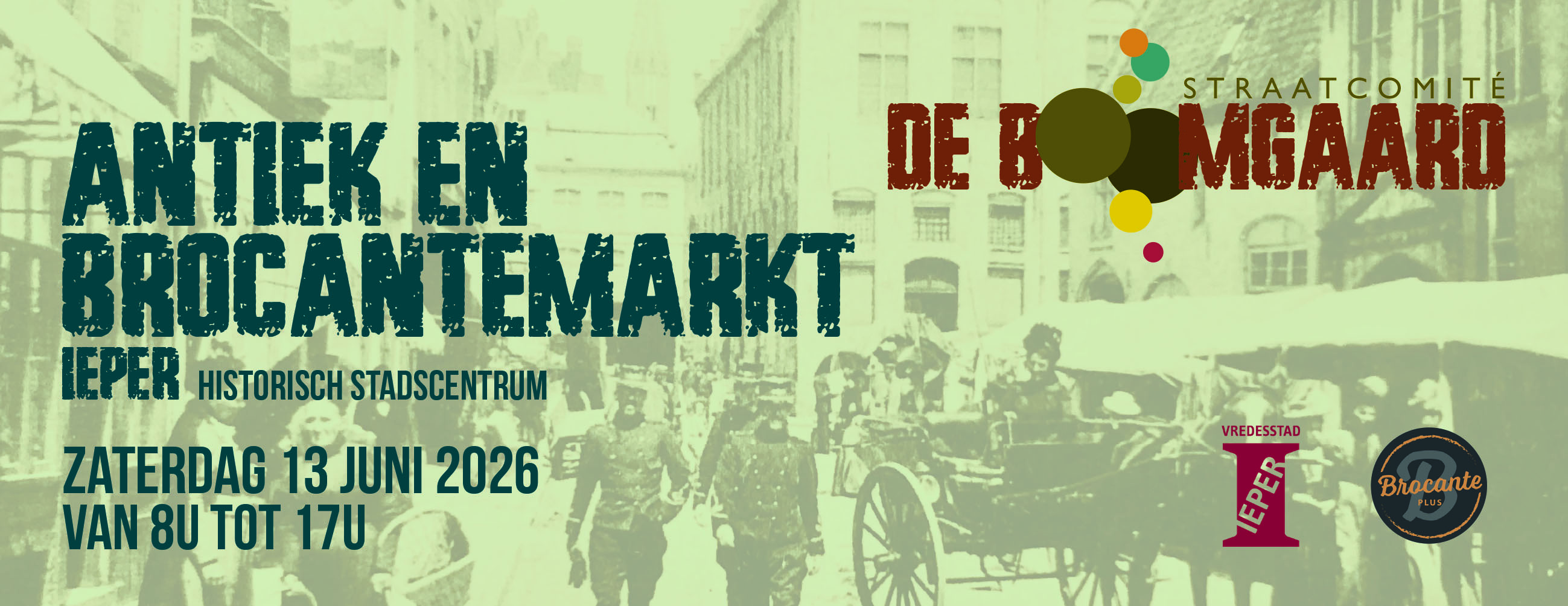 De Boomgaardstraat, destijds de Botermarkt 