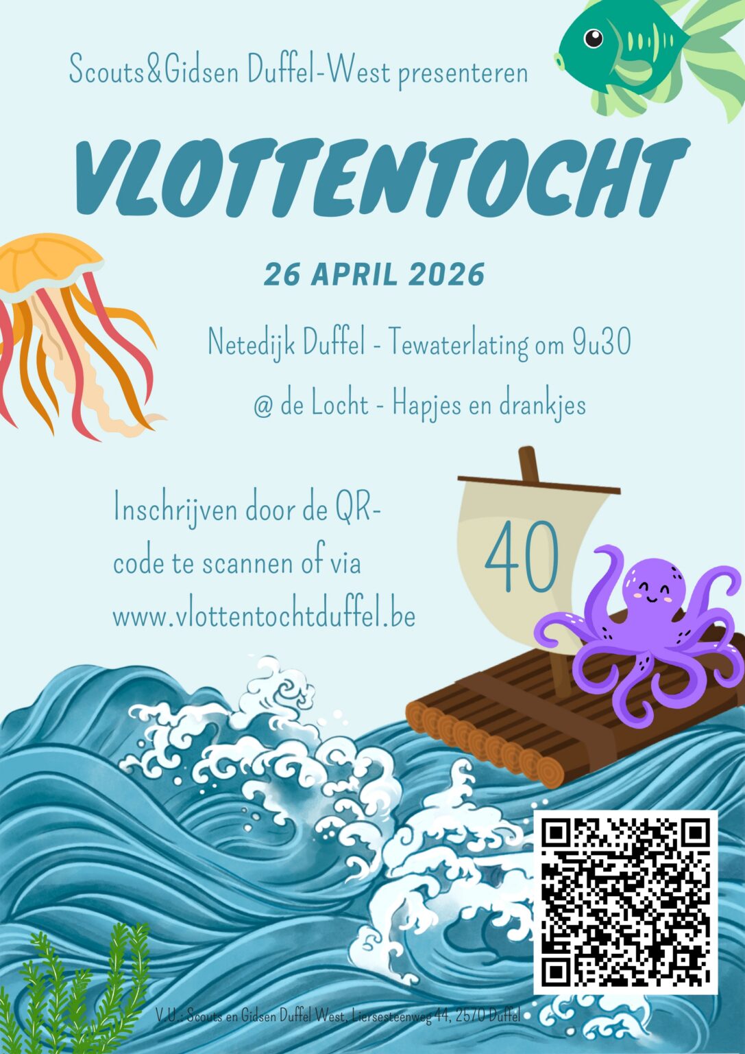 Vlottentocht Scouts- en Gidsen Duffel-West 2026