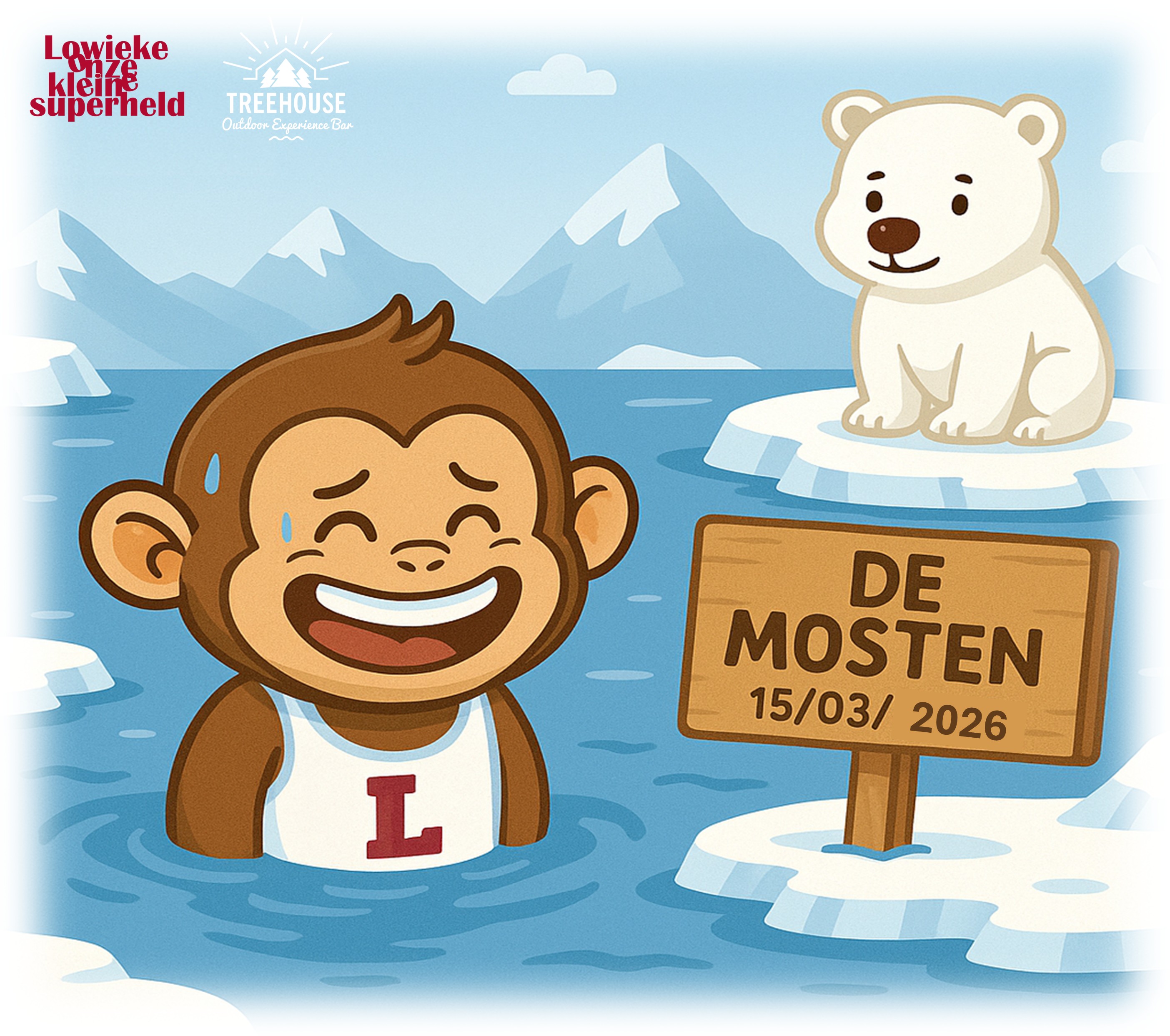 Appie gaat ijsberen in de Mosten