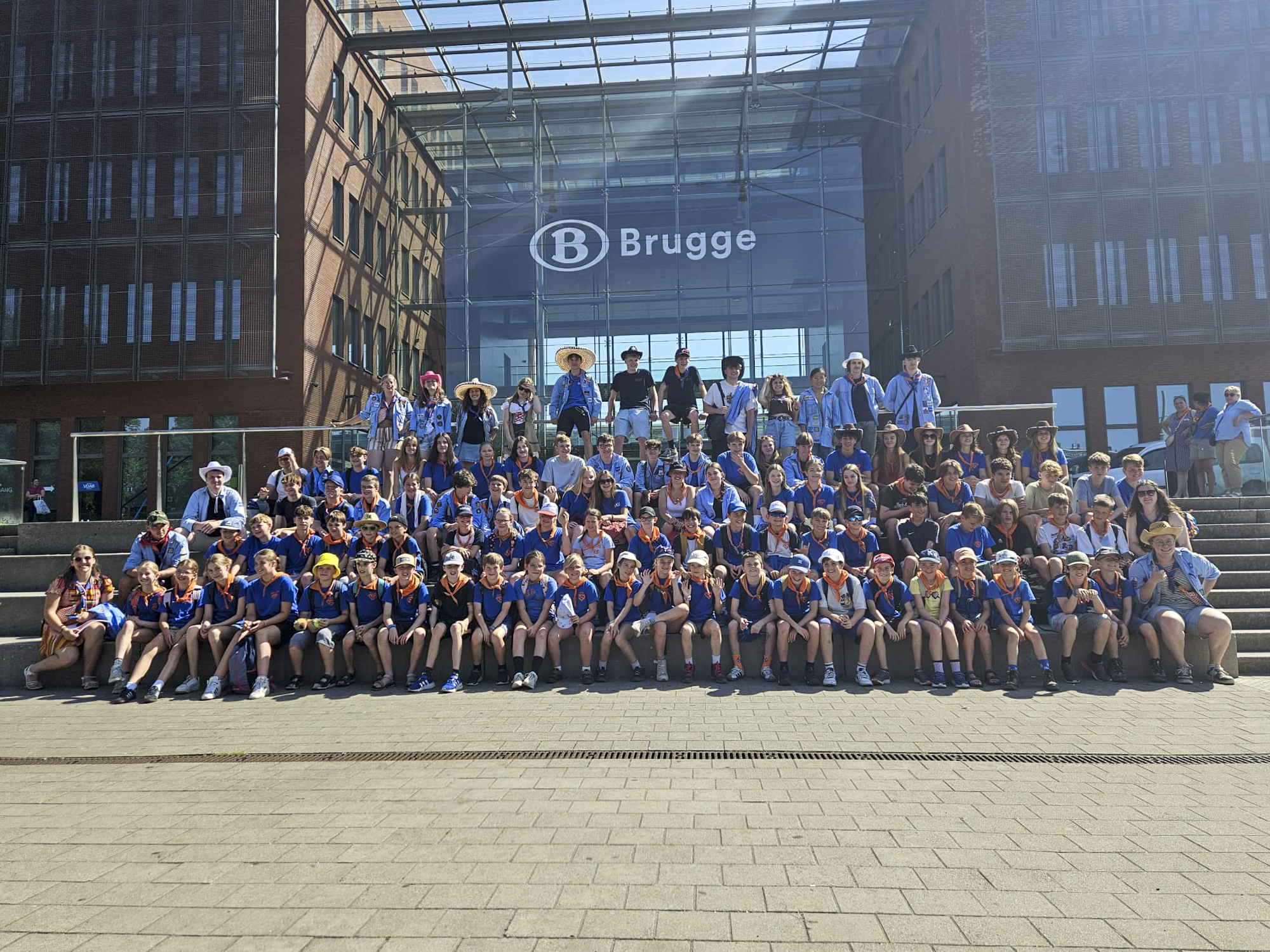 Groepsfoto kamp Geel 2025