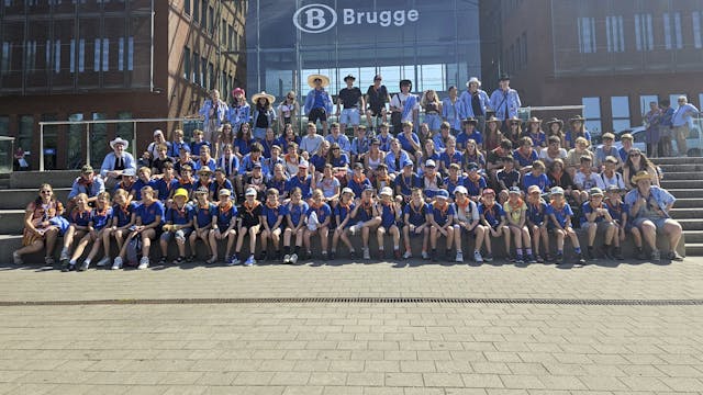 Groepsfoto kamp Geel 2025