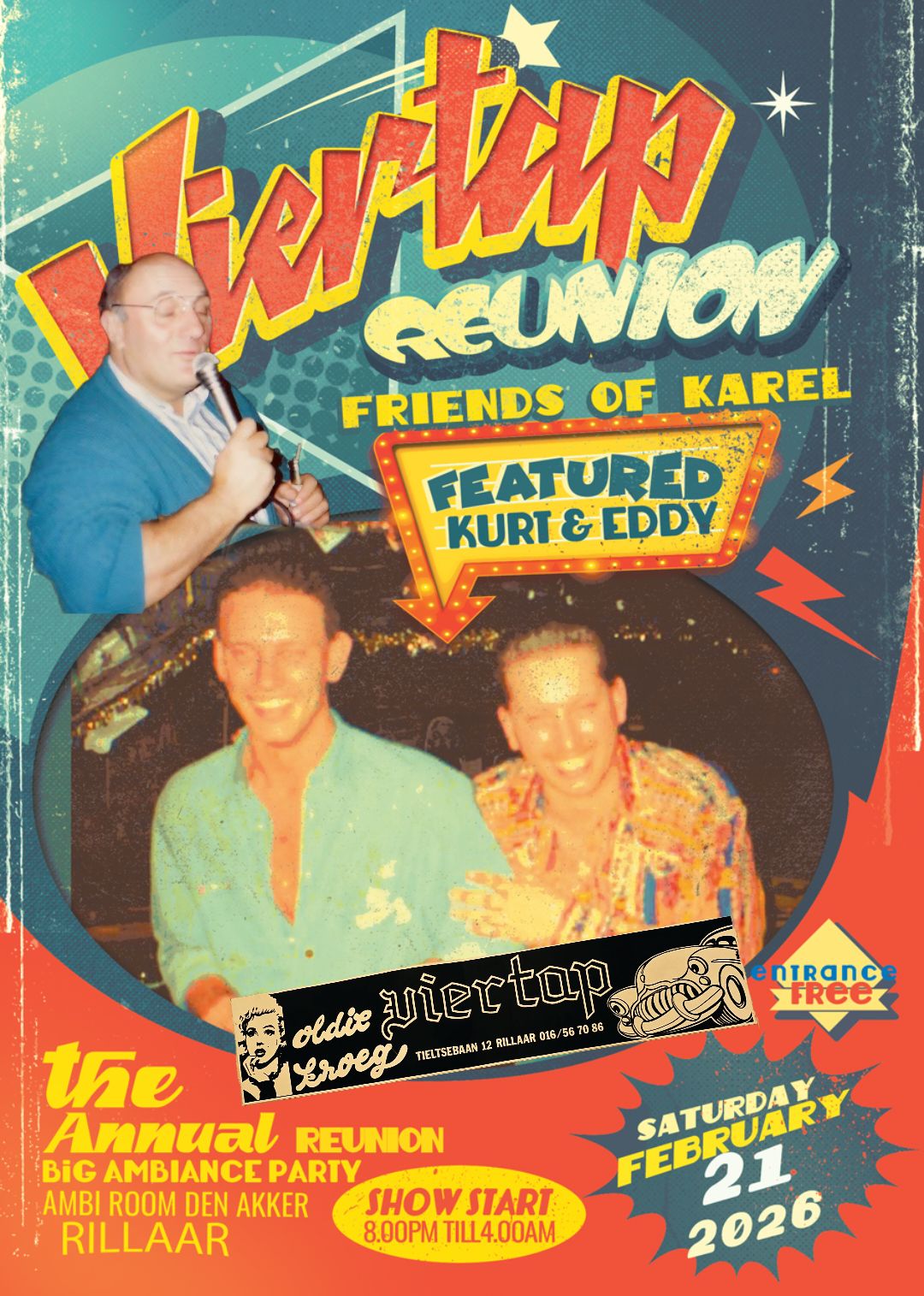 21 Februari 2026 Viertap Memories Reunion...Rillaar.