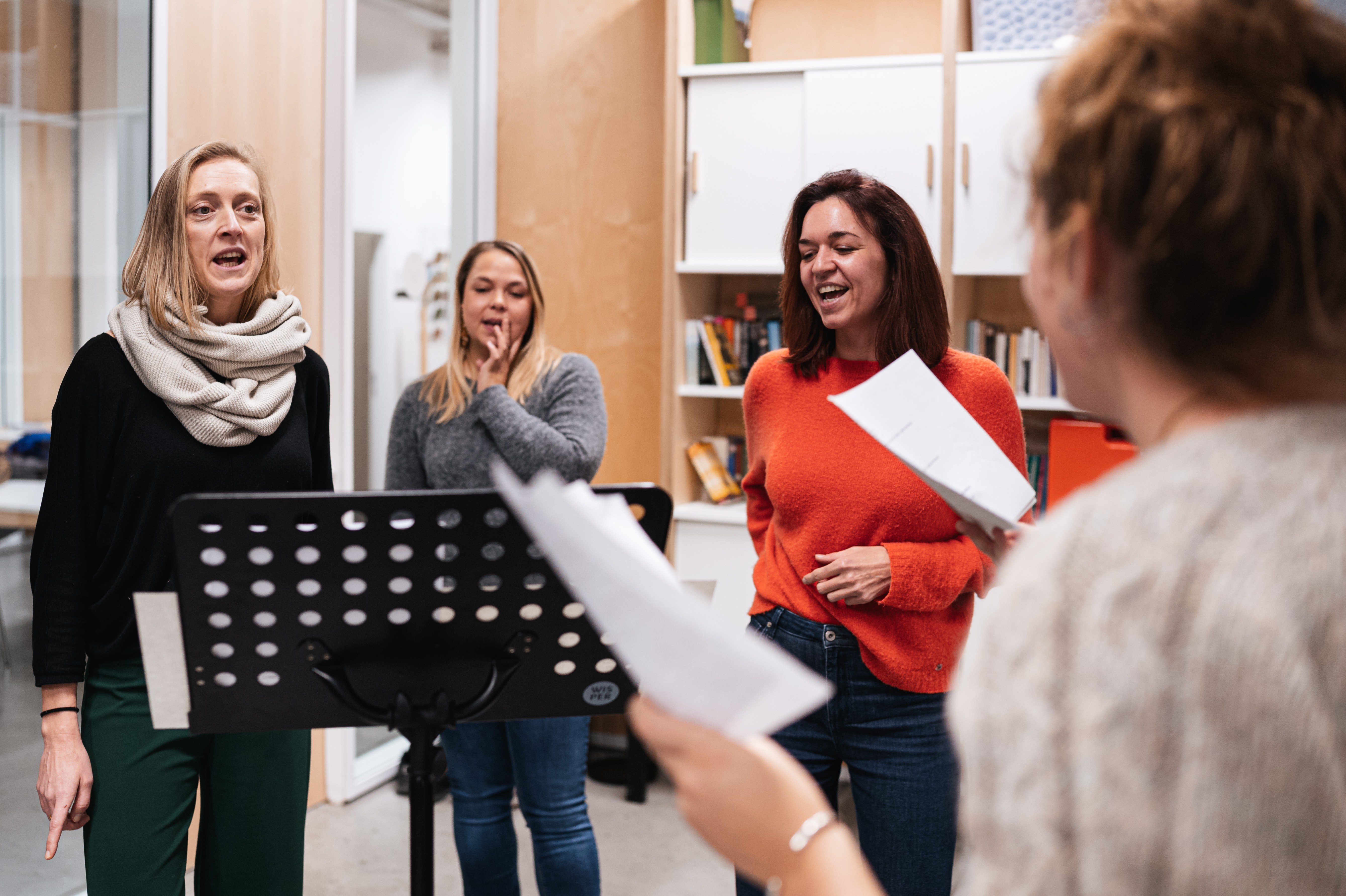 Samen zingen op vrijdagnamiddag