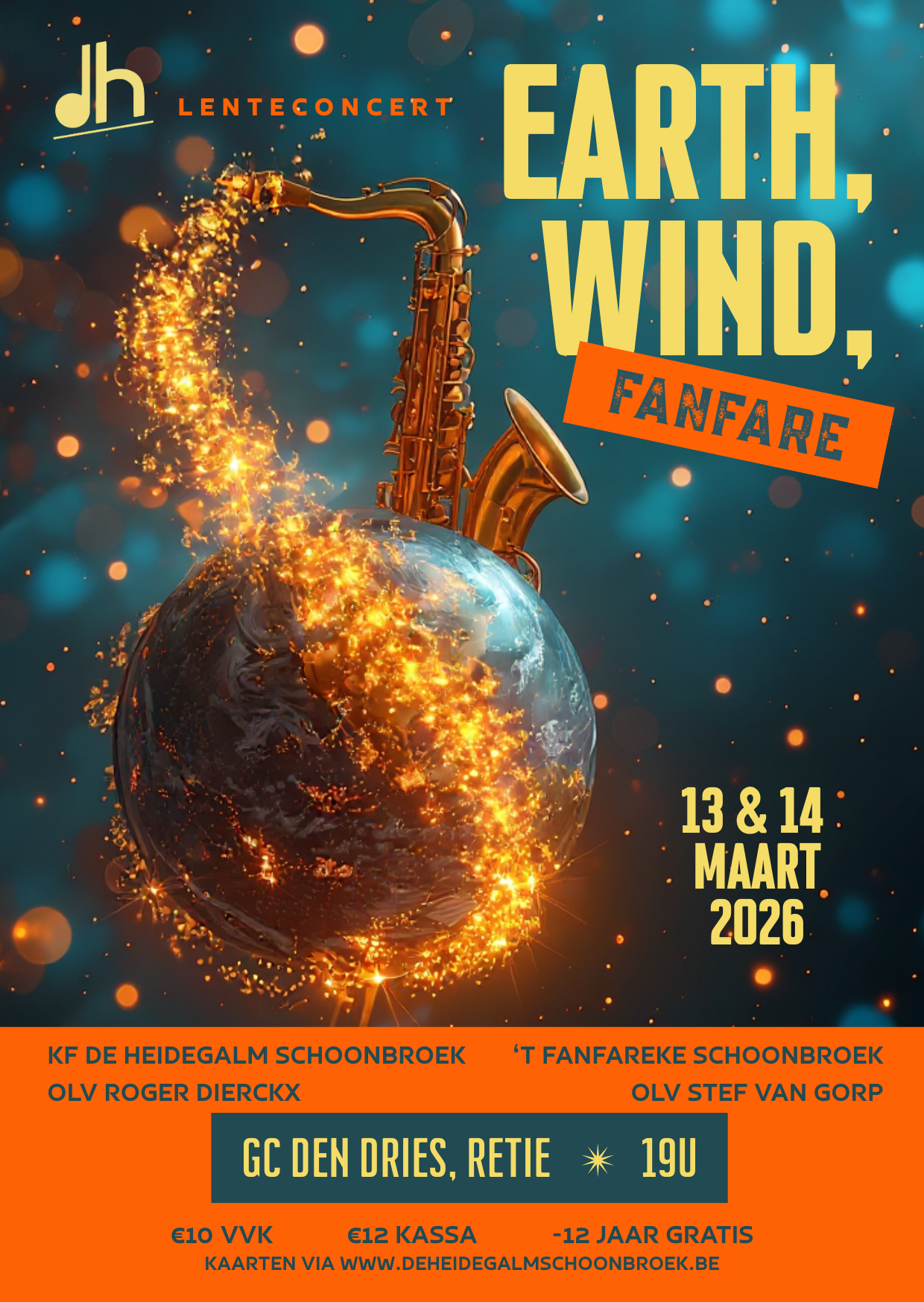 Lenteconcert Earth, wind, fanfare