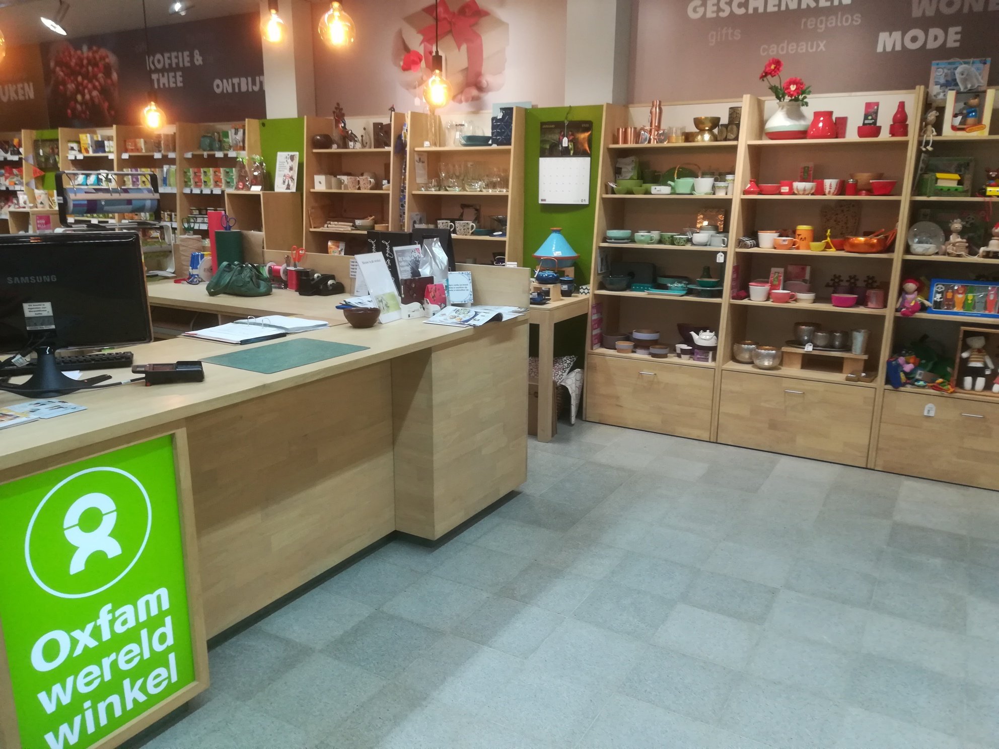 Oxfam-Wereldwinkel Aalter interieur