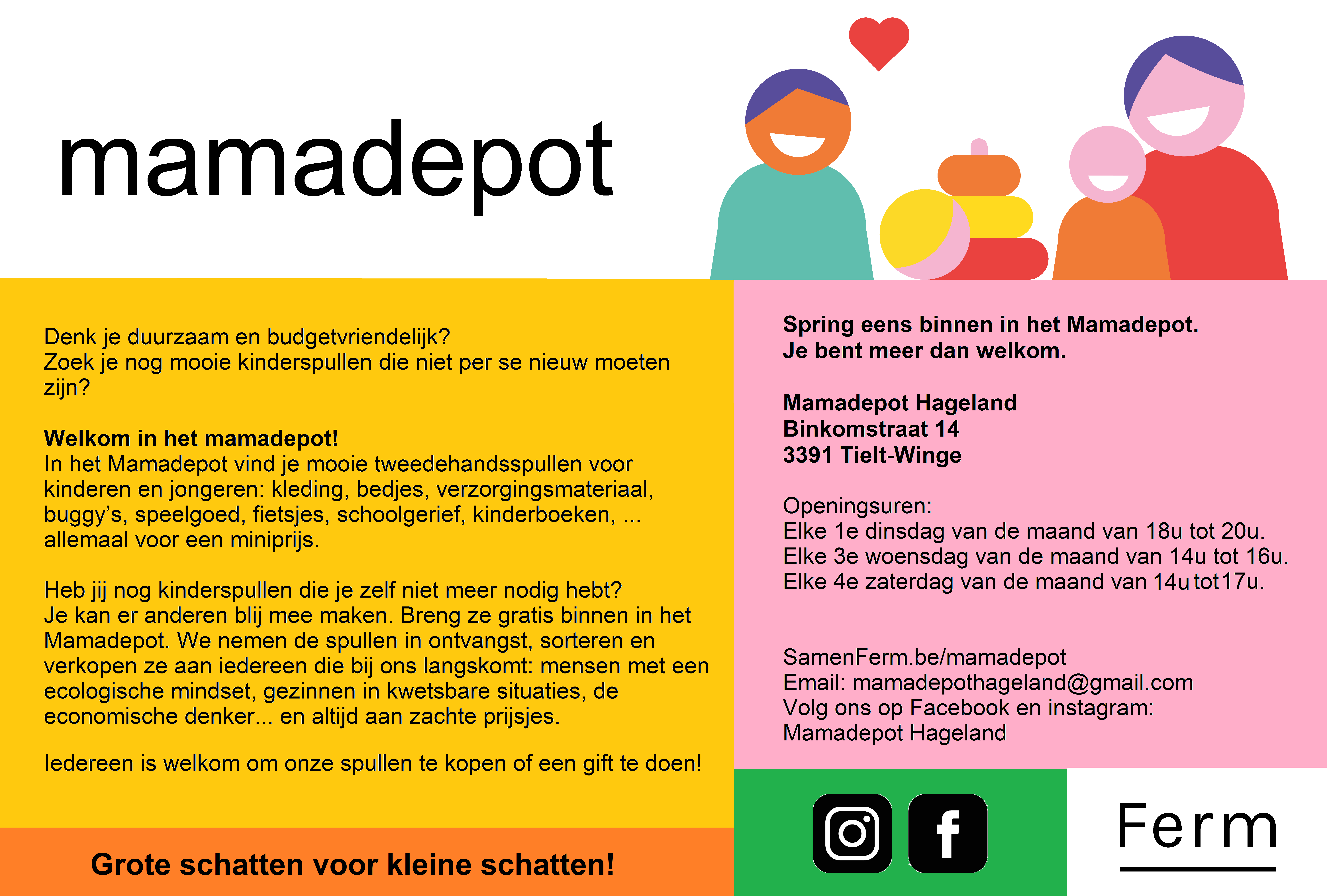 Tweedehandswinkel met gezinsmaterialen voor elke ecologische en budgetvriendelijke shopper!