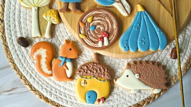 herfstworkshop koekjes versieren