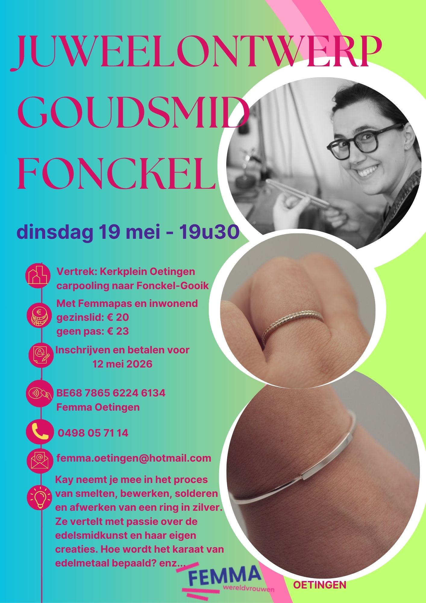 Op bezoek bij juwelenontwerpster 'Fonckel' uit Gooik