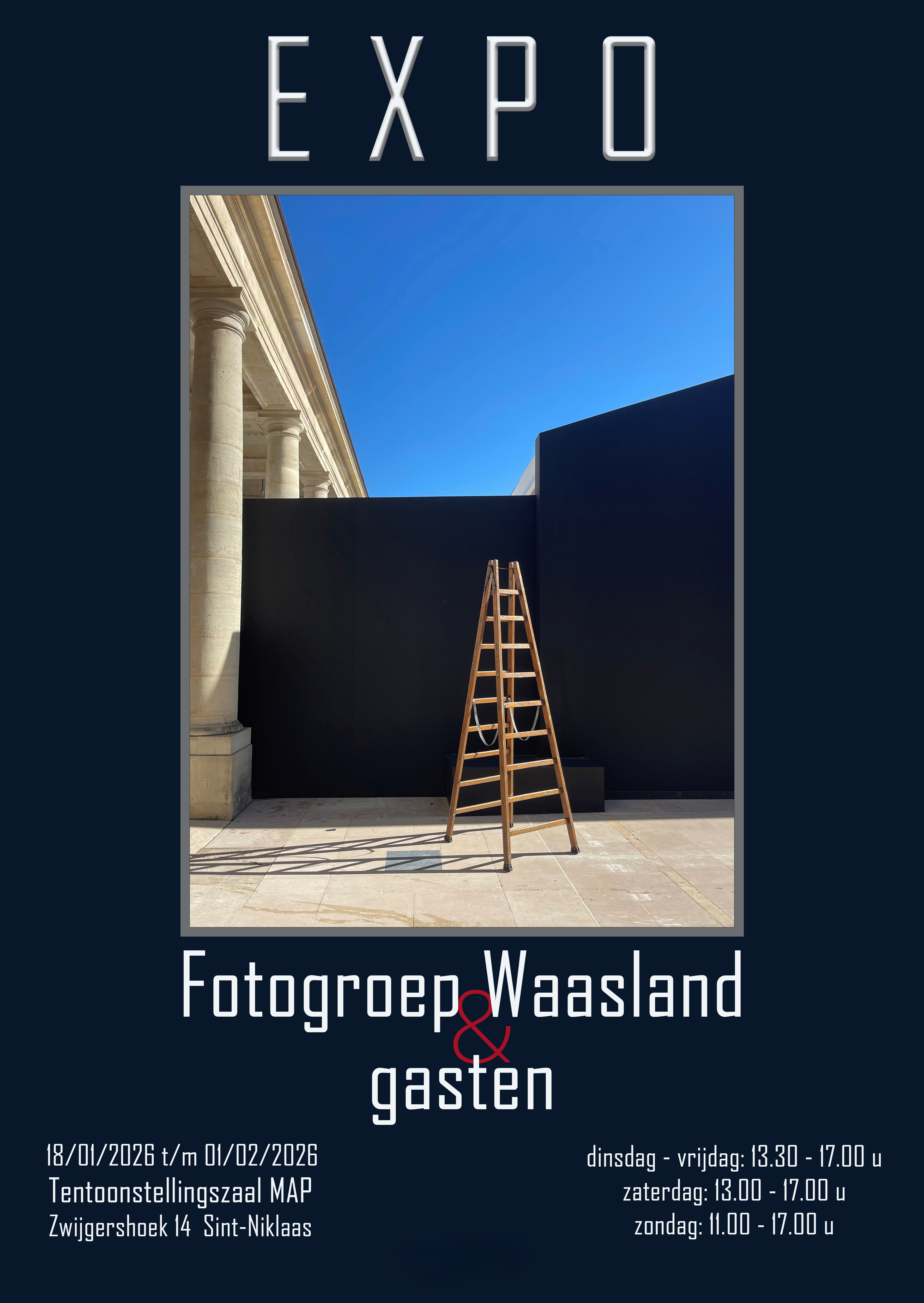 Affiche expo Fotogroep waasland
